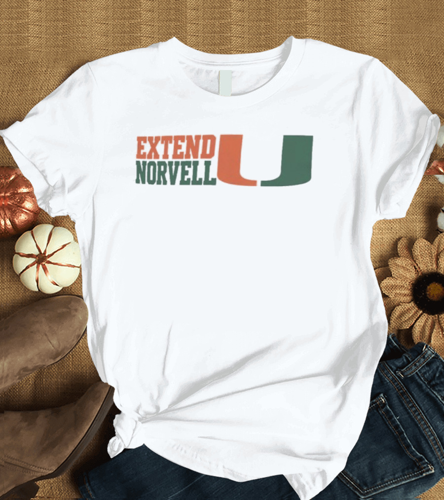 Extend Norvell Miami Hurricanes U T-Shirt