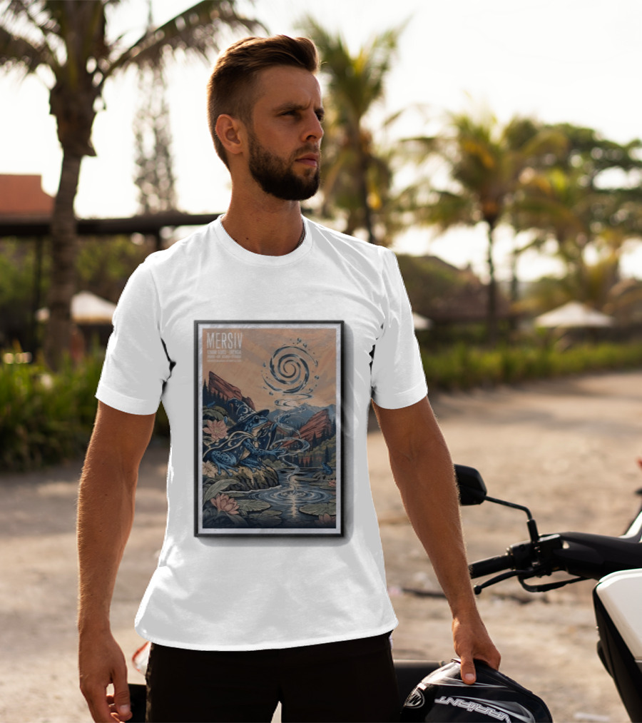 Mersiv Lunar Good Red Rocks Amphitheatre Morrison CO Oct 23 2026 Frog Wizard Night Event T-Shirt