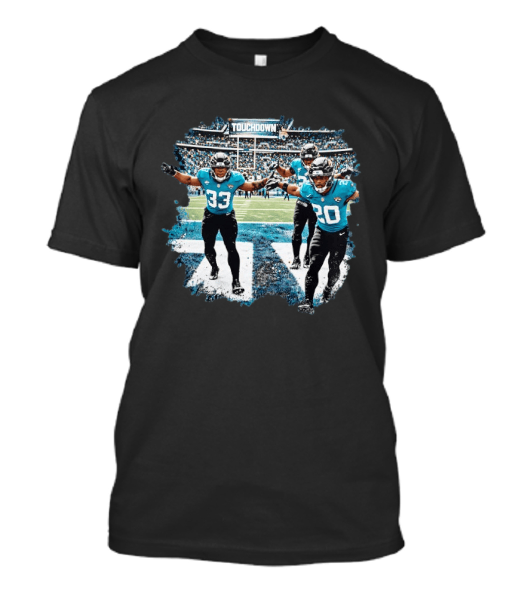 Jacksonville Jaguars Touchdown Celebration NFL Team Players 33 And 20 T-Shirt