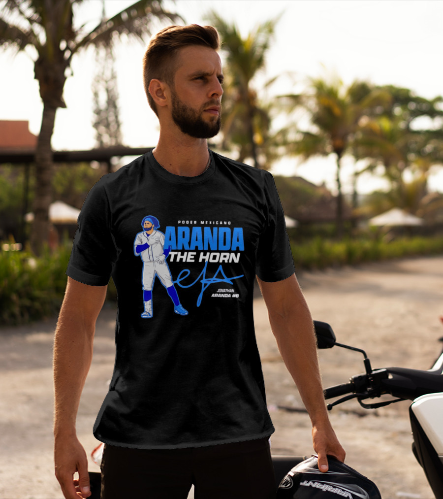 Poder Mexicano Aranda The Horn Jonathan Aranda #9 T-Shirt