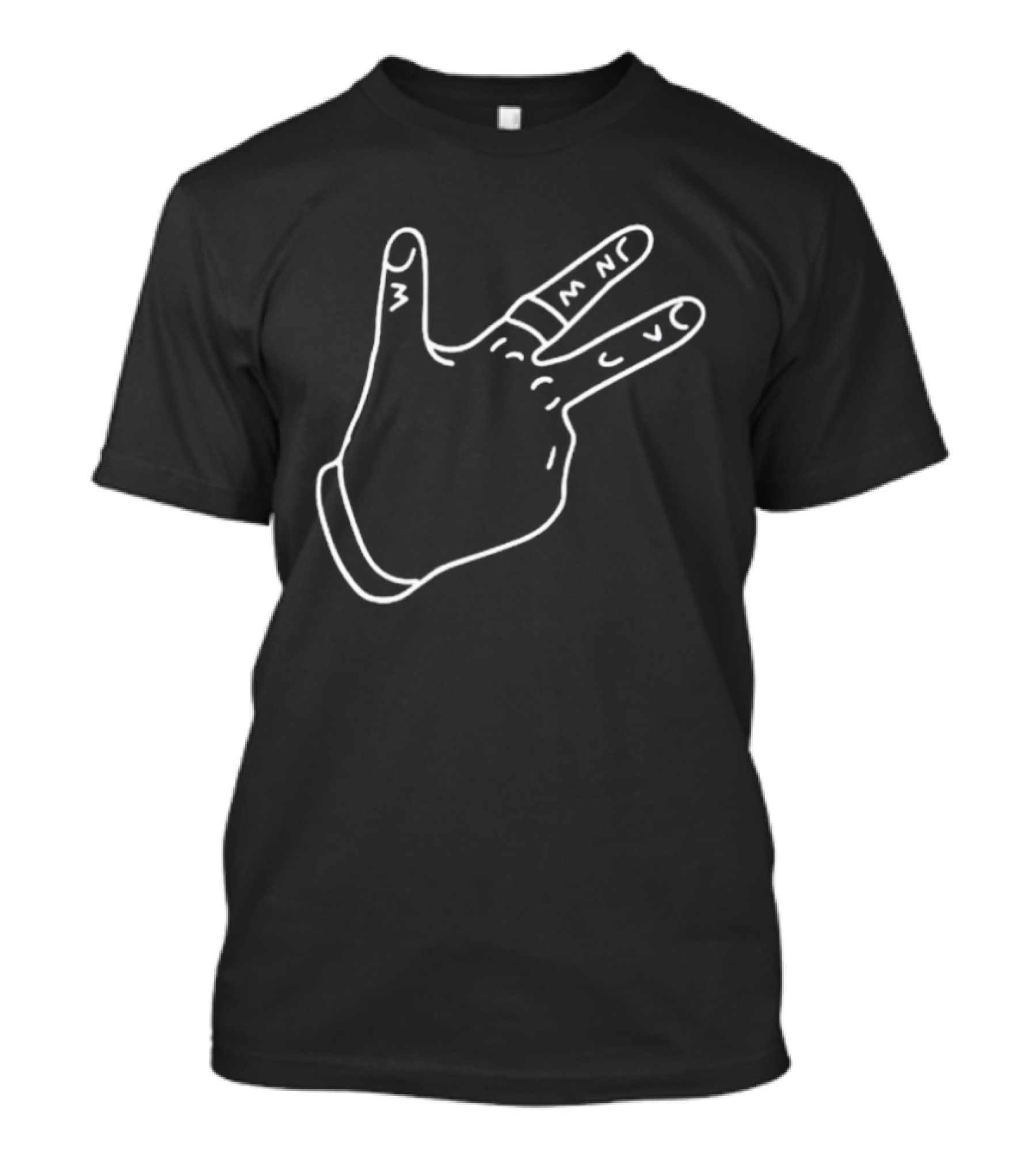Lingua Franca NYC X Jalen Brunson Peace Hand Gesture T-Shirt