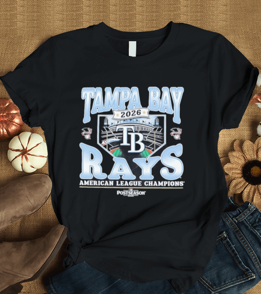 Tampa Bay Rays 2026 American League Champions Postseason T-Shirt