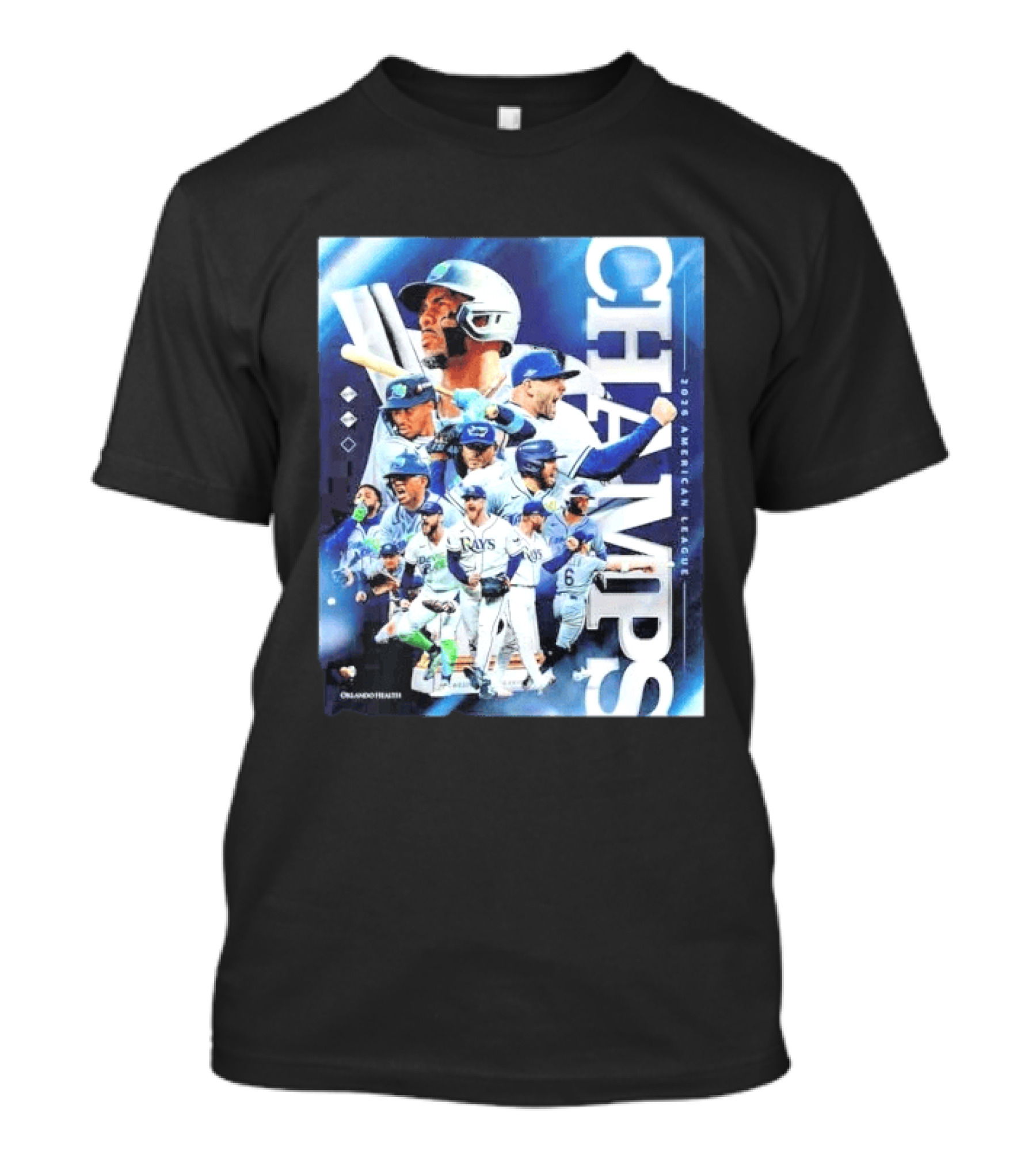 Tampa Bay Rays Champs 2026 American League Celebration With Players T-Shirt