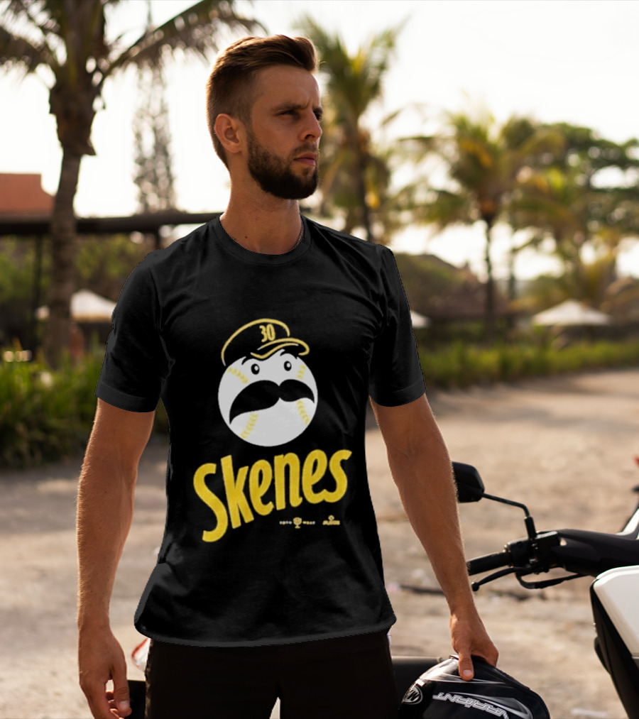 Skenes Baseball Cap Mustache Padres 30 T-Shirt