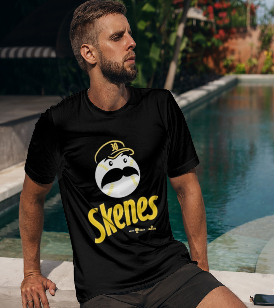 Skenes Baseball Cap Mustache Padres 30 T-Shirt