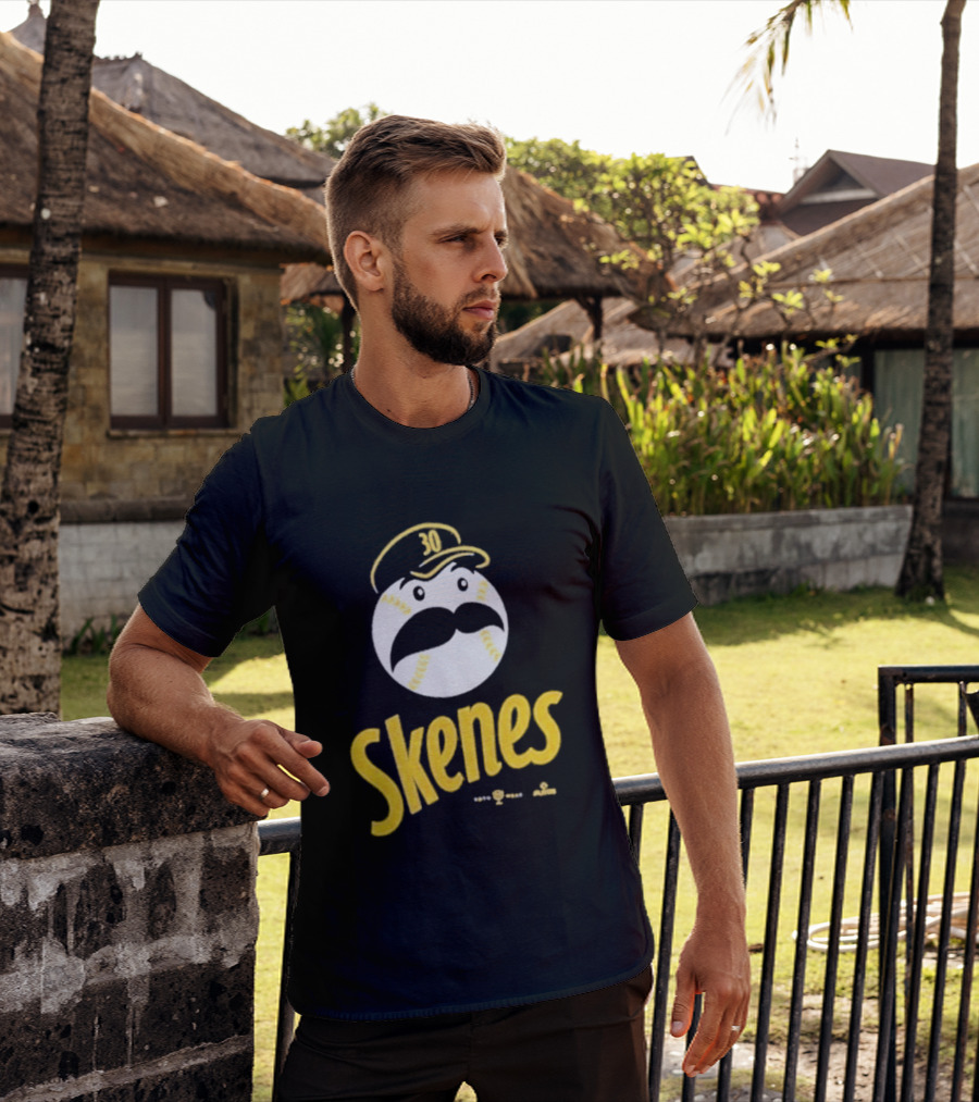 Skenes Baseball Cap Mustache Padres 30 T-Shirt