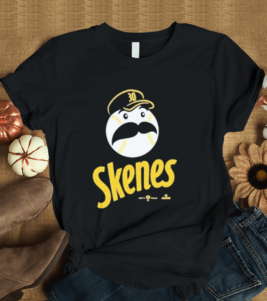 Skenes Baseball Cap Mustache Padres 30 T-Shirt
