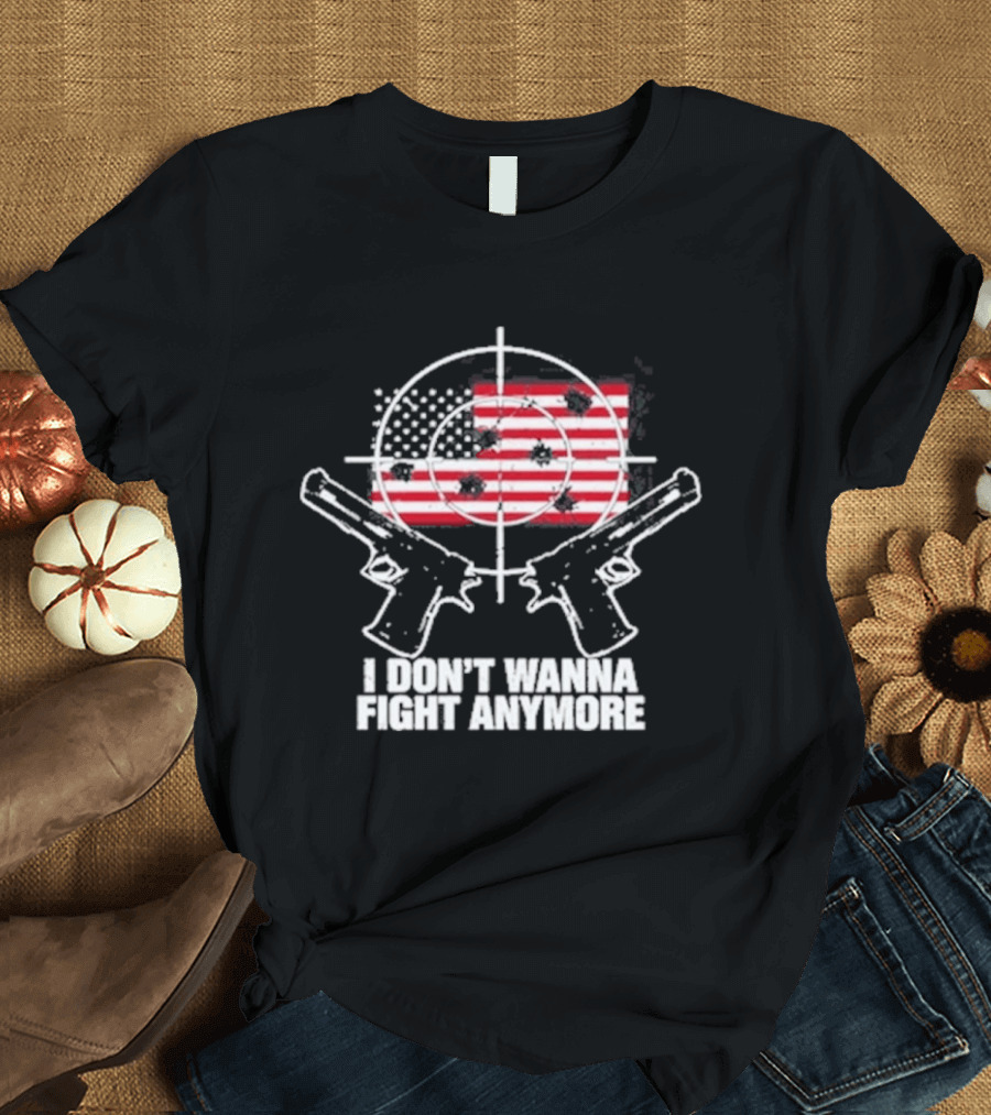 Vince Staples I Survived The 2026 Tour Political I Don't Wanna Fight Anymore Flag Target T-Shirt