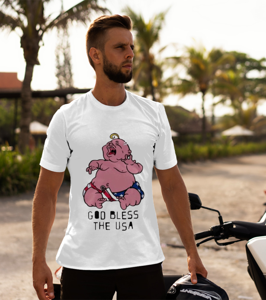 Vince Staples Cry Baby Red God Bless The USA 2026 T-Shirt