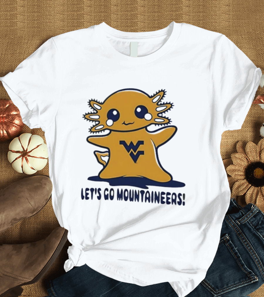 West Virginia Basketball Pokémon Let's Go Mountaineers WVU Fan Spirit T-Shirt