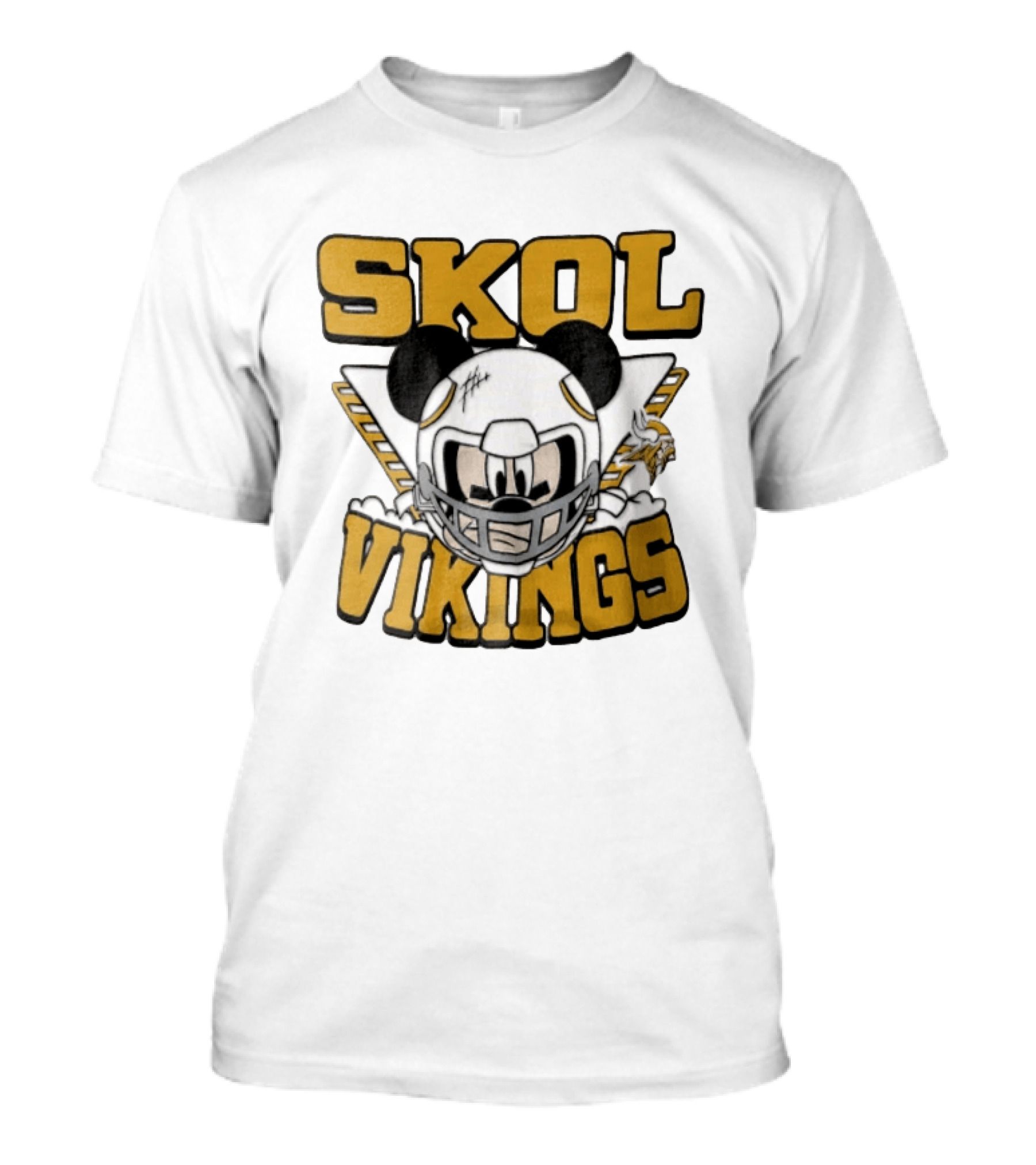 Disney Mickey Mouse Skol Vikings Minnesota Vikings Football T-Shirt