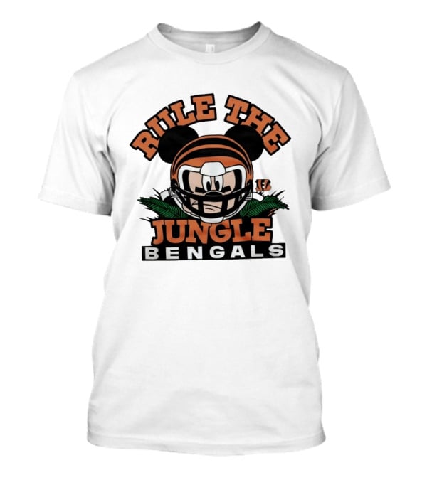 Mickey Mouse Rule The Jungle Bengals T-Shirt