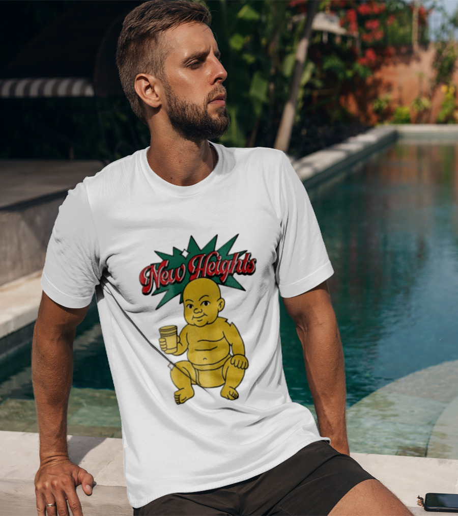 New Heights Golden Baby Drinking Cup T-Shirt