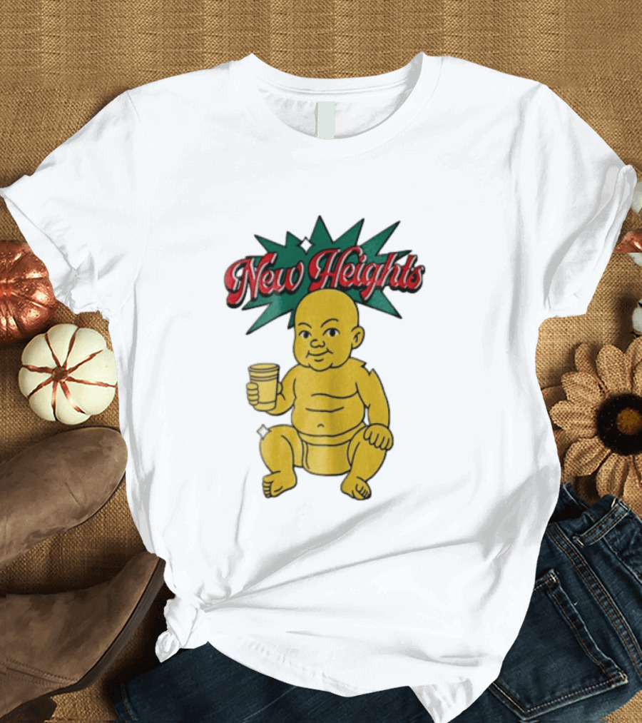 New Heights Golden Baby Drinking Cup T-Shirt