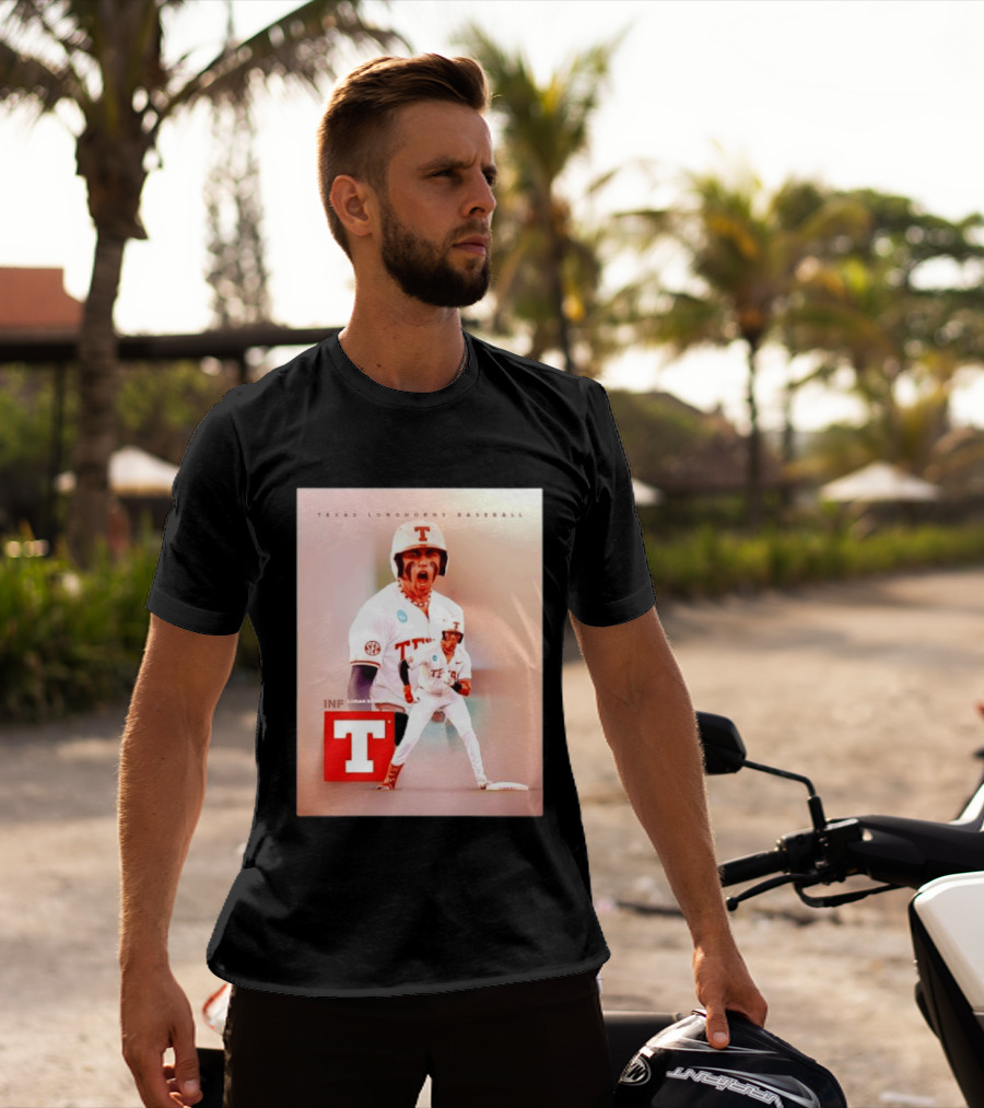 Adrian Rodriguez INF Texas Longhorns Baseball Team T-Shirt