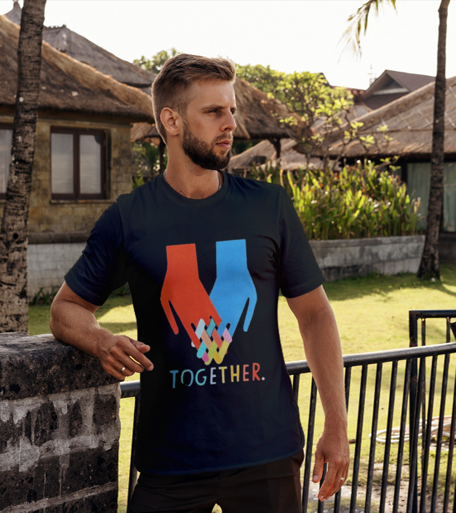 Interlocking Hands Unity Concept Together T-Shirt