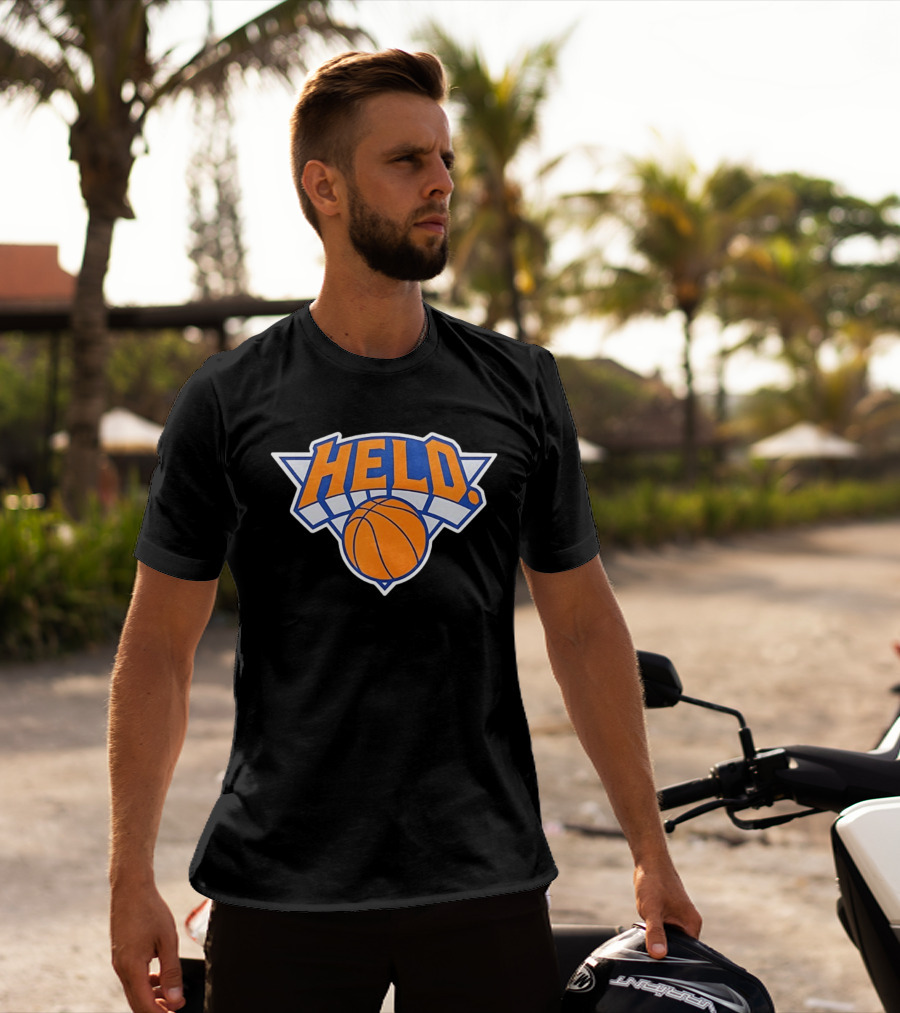 New York Knicks HELD Basketball Team T-Shirt