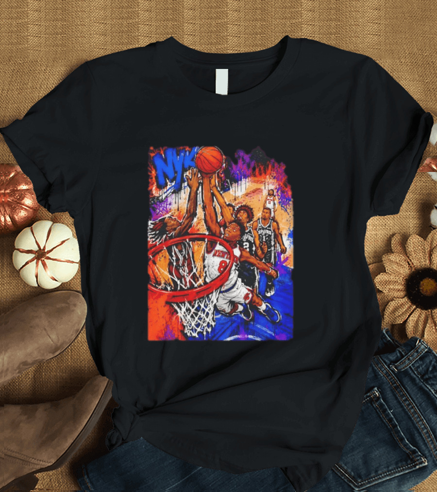 OG Anunoby New York Knicks NYK Basketball Art NBA T-Shirt