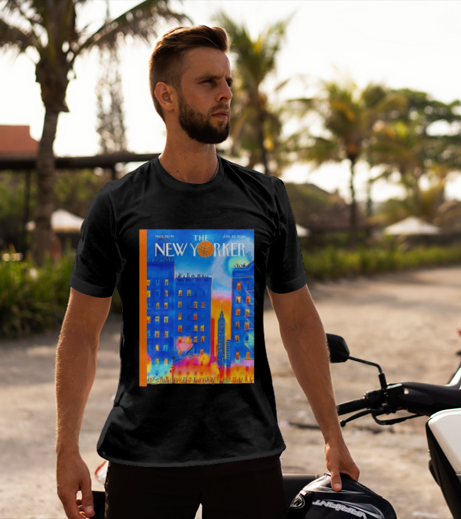 Pierre Emmanuel Lyet The New Yorker June 12 2023 Basketball Art Cover T-Shirt