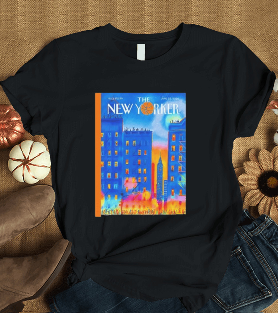 Pierre Emmanuel Lyet The New Yorker June 12 2023 Basketball Art Cover T-Shirt