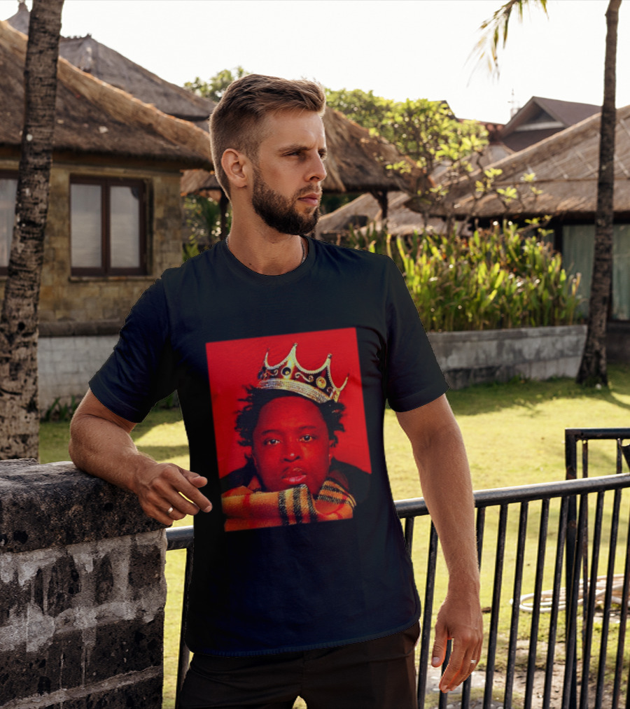 Notorious B.I.G. King Of New York Crowned Burberry Scarf T-Shirt