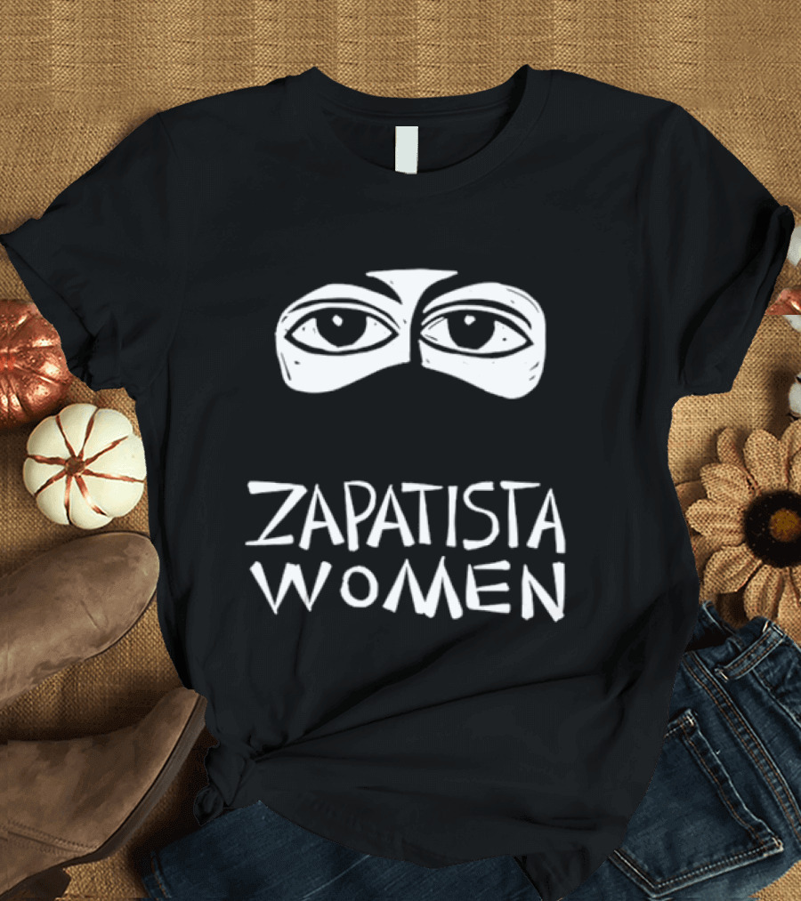 Zapatista Women Eyes Balaclava EZLN Political Movement Activist T-Shirt