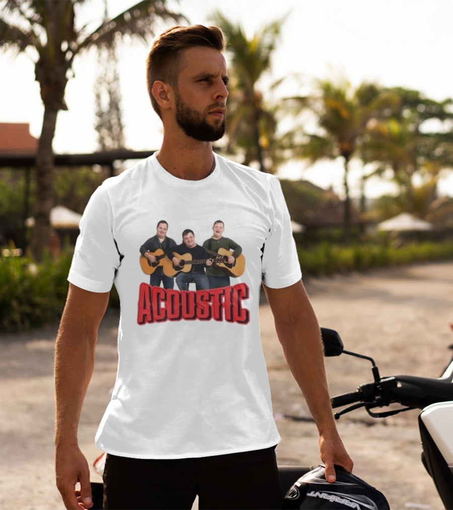 Acoustic Play Guitar Meme Trio T-Shirt