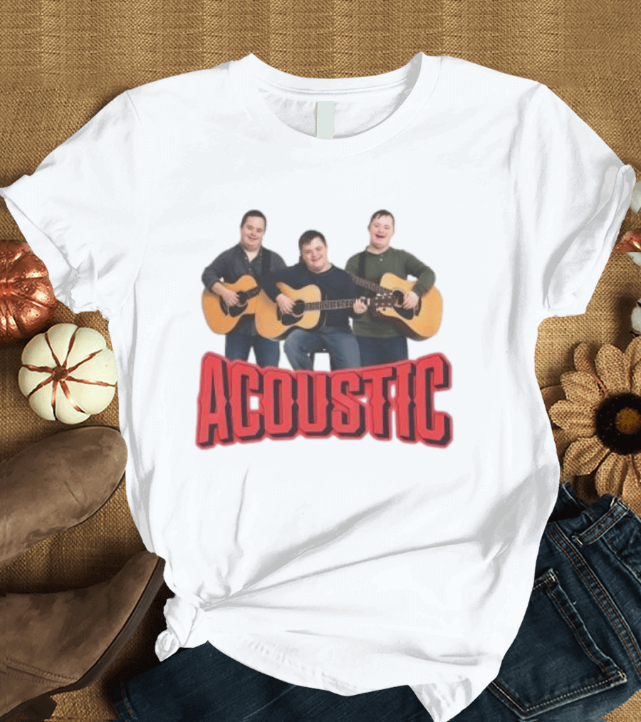 Acoustic Play Guitar Meme Trio T-Shirt