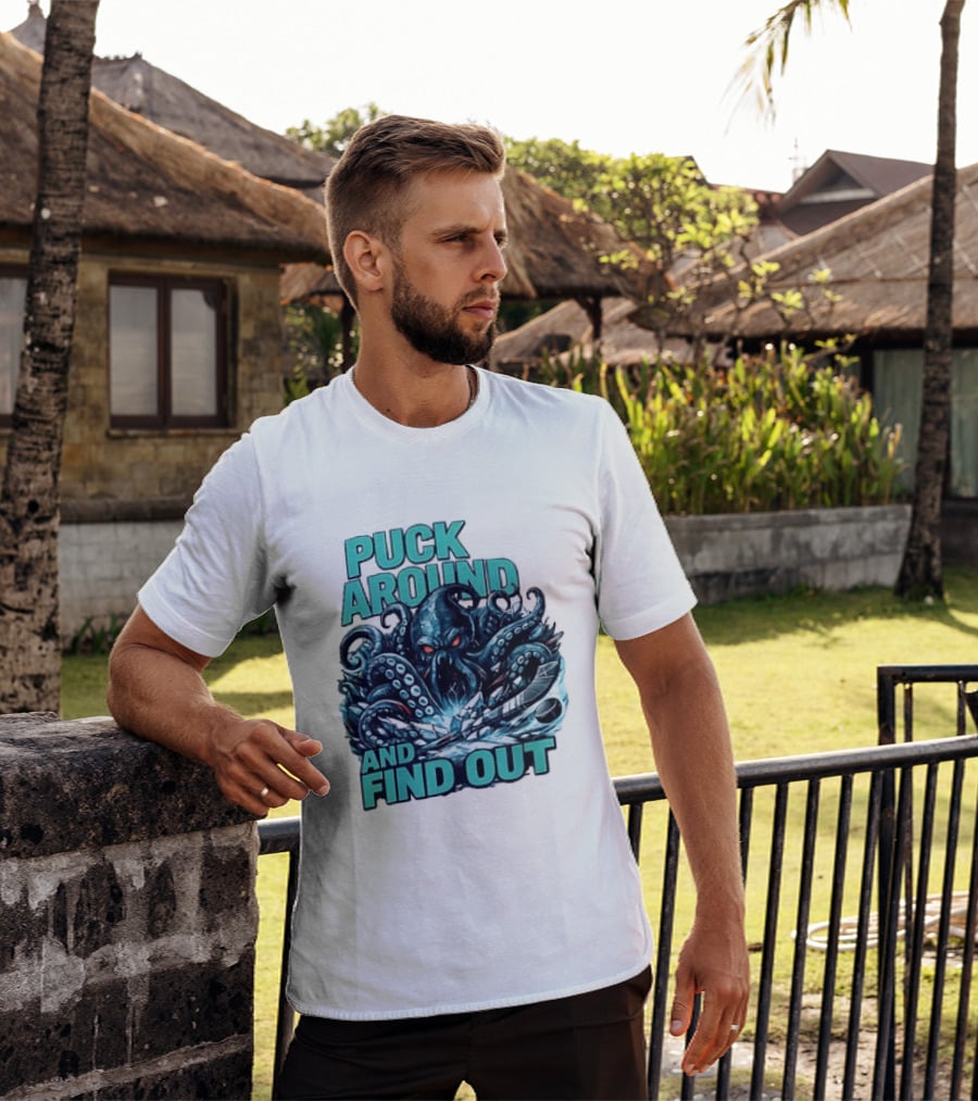 Kraken Puck Around And Find Out Hockey T-Shirt