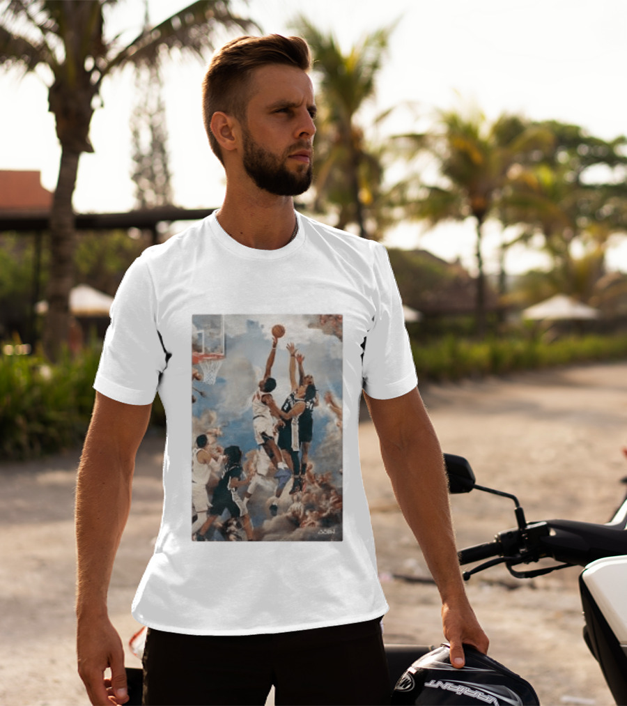 OG Anunoby Slam Dunk Basketball Masterpiece With Cloud T-Shirt