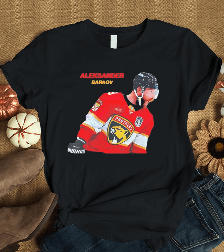 Aleksander Barkov Number 16 Florida Panthers Red Hockey Jersey T-Shirt