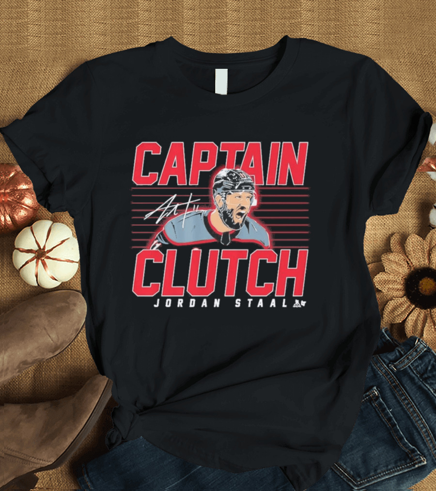 Jordan Staal Captain Clutch 2026 Hockey Player T-Shirt