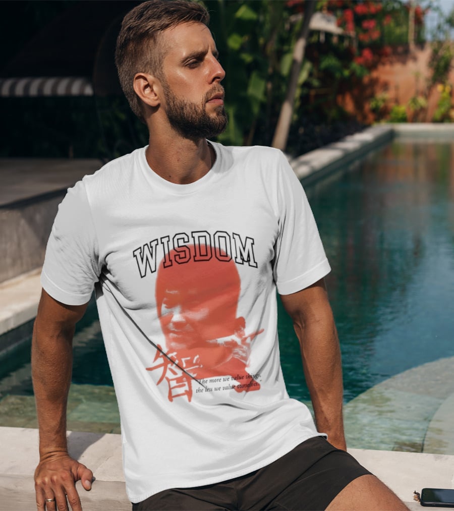 Bruce Lee Awake NY Wisdom Red T-Shirt