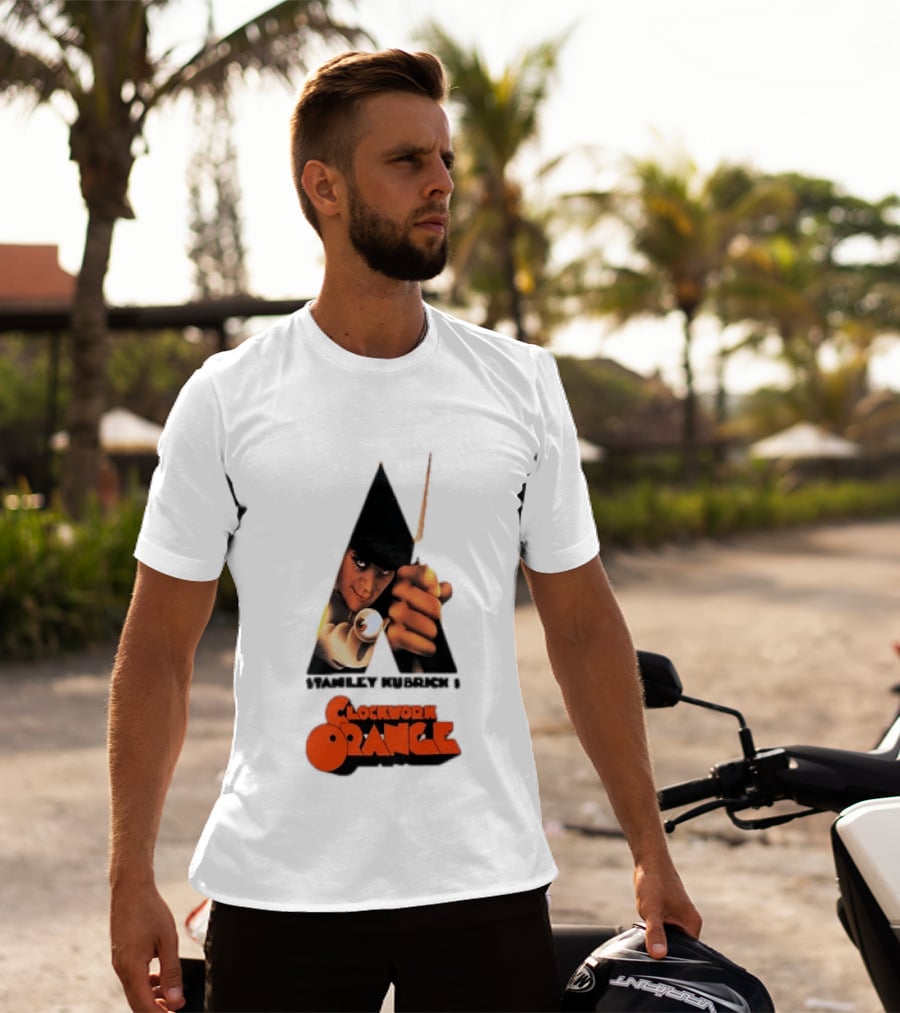 Stanley Kubrick's A Work Orange Alex DeLarge Iconic Film T-Shirt