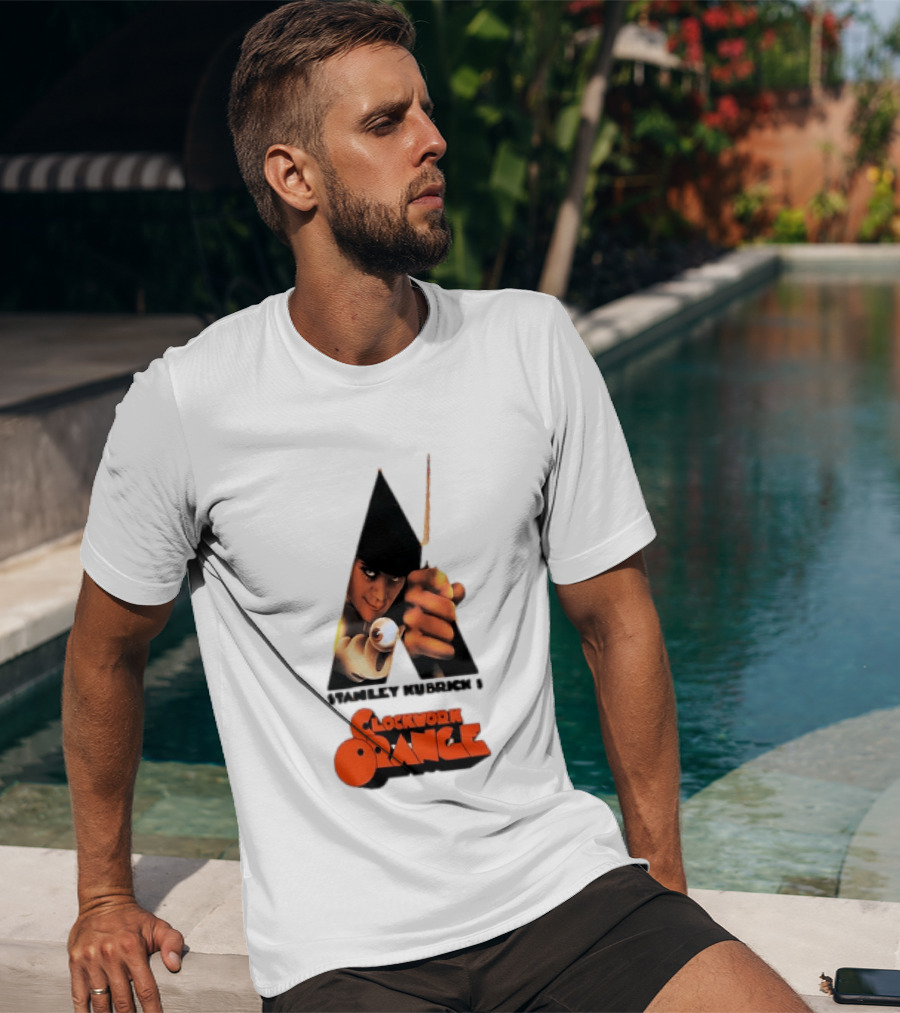 Stanley Kubrick's A Work Orange Alex DeLarge Iconic Film T-Shirt