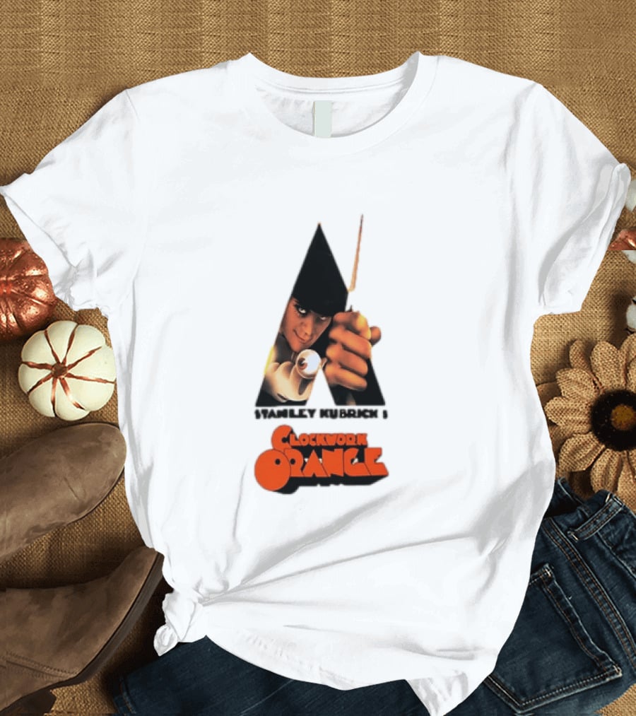 Stanley Kubrick's A Work Orange Alex DeLarge Iconic Film T-Shirt