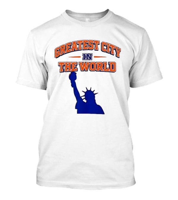 Greatest City In The World New York Knicks Statue Of Liberty T-Shirt