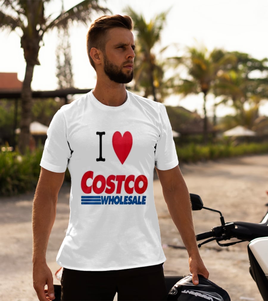I Love Costco Wholesale Red Heart T-Shirt