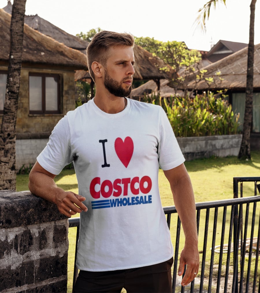 I Love Costco Wholesale Red Heart T-Shirt