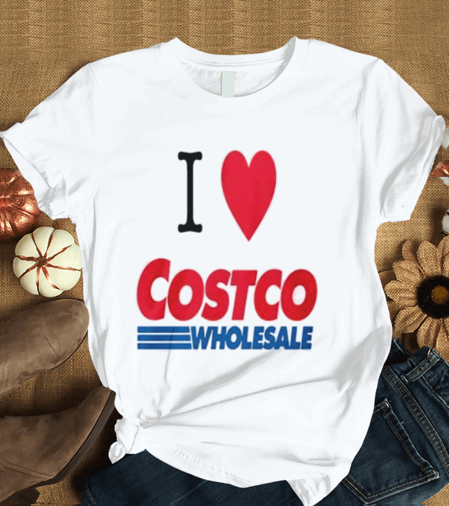 I Love Costco Wholesale Red Heart T-Shirt