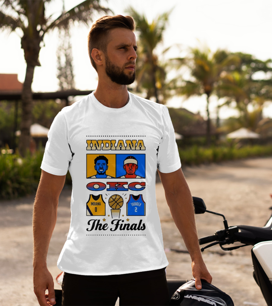 Indiana OKC Basketball The Finals Faceoff T-Shirt
