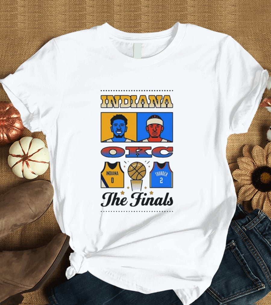 Indiana OKC Basketball The Finals Faceoff T-Shirt