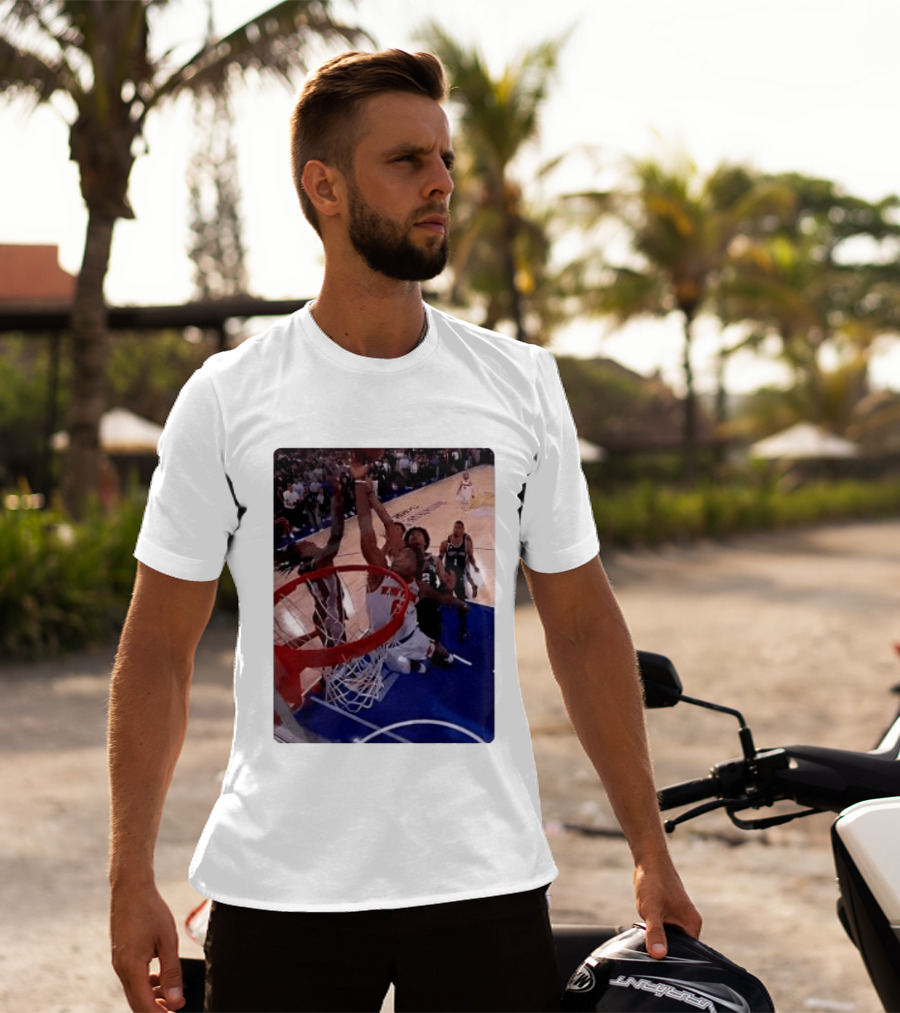 OG Anunoby Laocoon Knicks Game 4 Basketball Moment T-Shirt