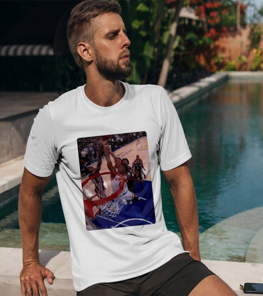 OG Anunoby Laocoon Knicks Game 4 Basketball Moment T-Shirt
