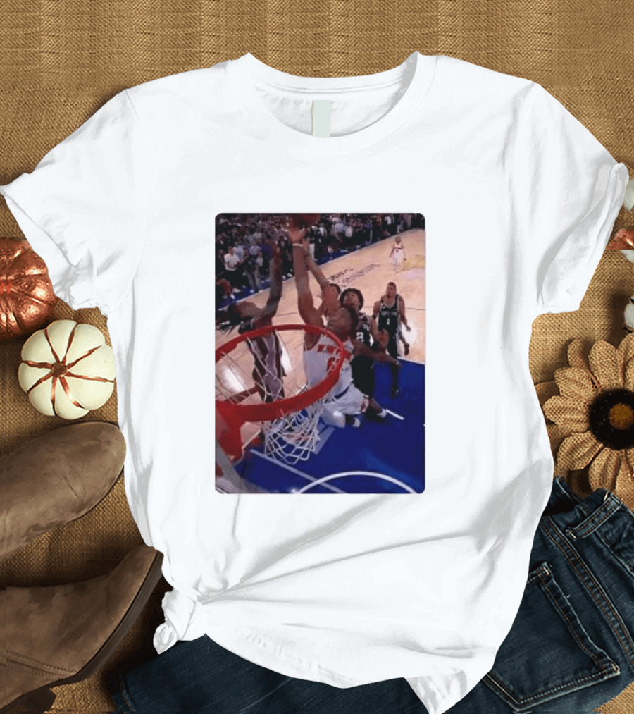 OG Anunoby Laocoon Knicks Game 4 Basketball Moment T-Shirt
