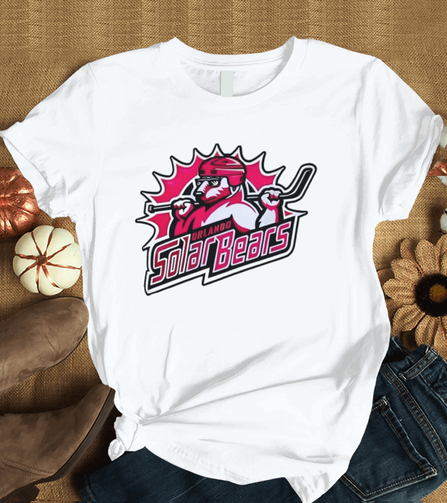 Orlando Solar Bears Pink Whitney Special Edition Hockey T-Shirt