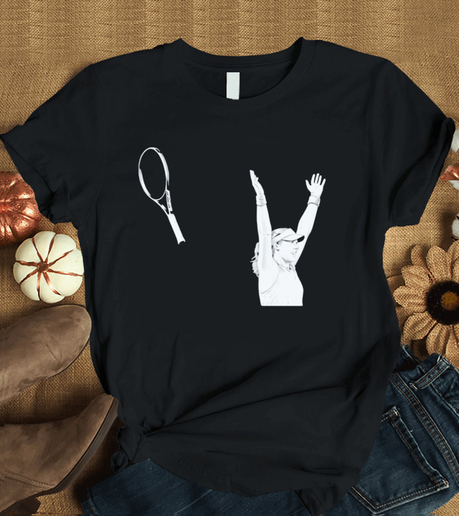 Babolat Tennis Player Celebration Arms Raised Victory T-Shirt