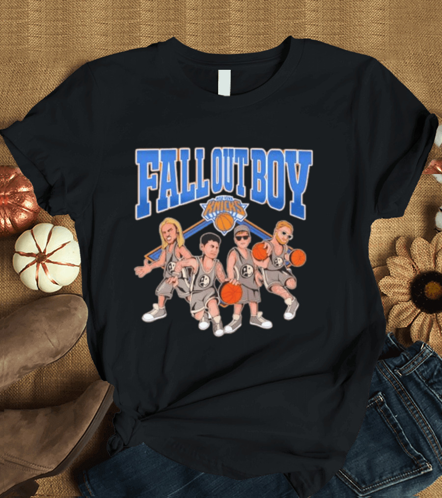 Fall Out Boy New York Knicks So Much For Our Dust Basketball Band Effort T-Shirt