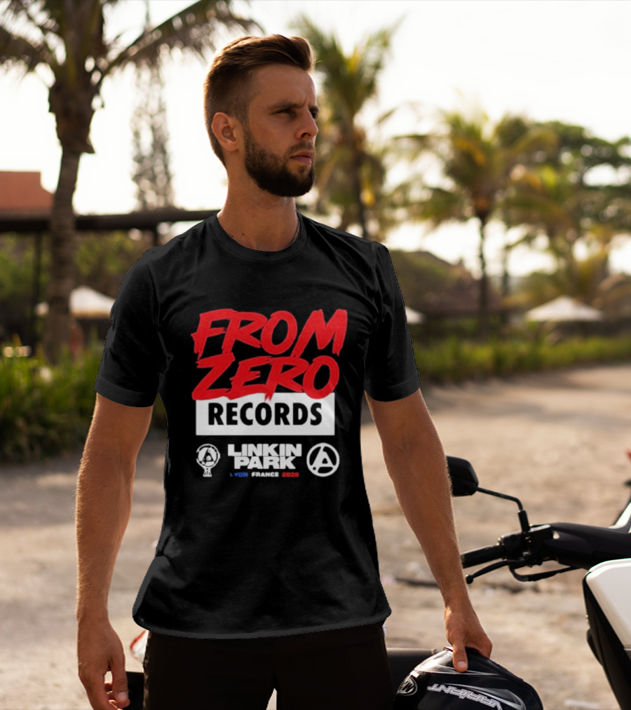 From Zero Records Linkin Park Lyon France 2026 T-Shirt