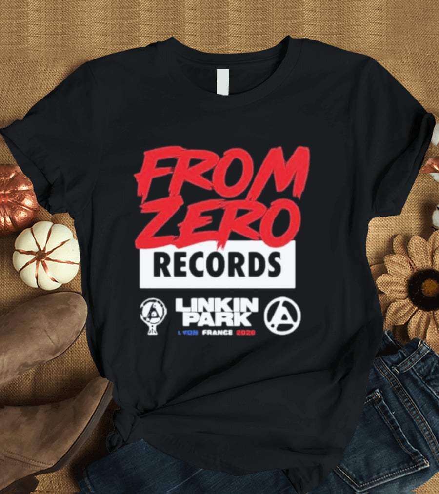 From Zero Records Linkin Park Lyon France 2026 T-Shirt